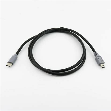 1pcs Usb Type C 31 Male To Mini Usb 5 Pin B Male Plug Converter Otg Adapter Lead Data Cable For