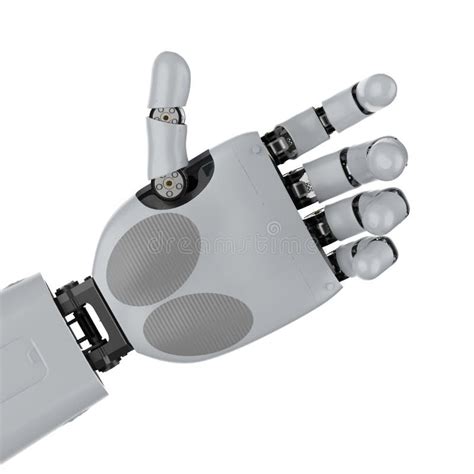 Robotic Hand Isolated Stock Illustration Illustration Of Artificial