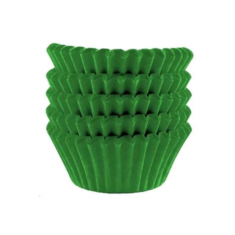 Forminha De Cupcake Em Papel Verde Uni Flopel