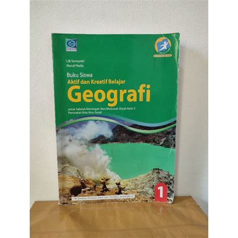 Jual Buku Siswa Geografi Untuk SMA Kelas 1 X 10 Kurikulum 2013 Edisi