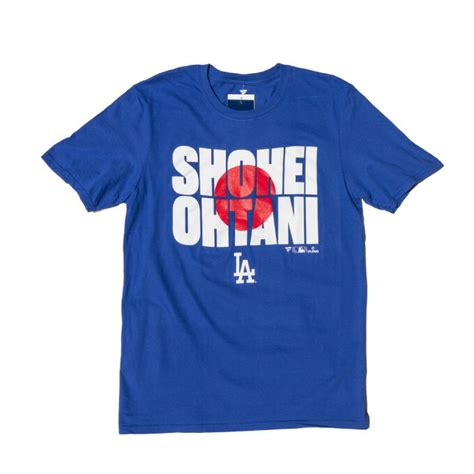 【楽天市場】fanatics ファナティクス Tシャツ【 大谷 翔平 ロサンゼルス・ドジャース La 】 Mlb オフィシャル 薄手 Los