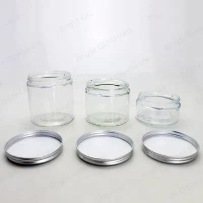 Food Grade Aluminum Screw Lid Glass Jar Storage Jar China Aluminum