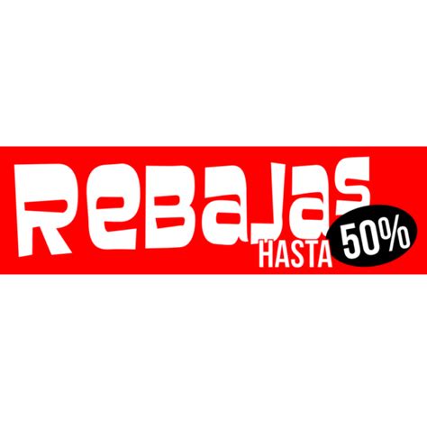 Comprar Cartel Rebajas Rojo Y Negro Dekoraprint