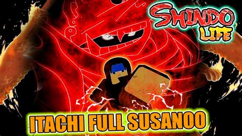 Code Shindo Life Creating Itachi S Full Susanoo Samurai Spirit Youtube