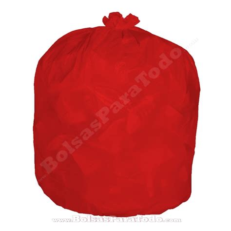 Bolsas De Basura 52x60 Cm G 60 Rojo