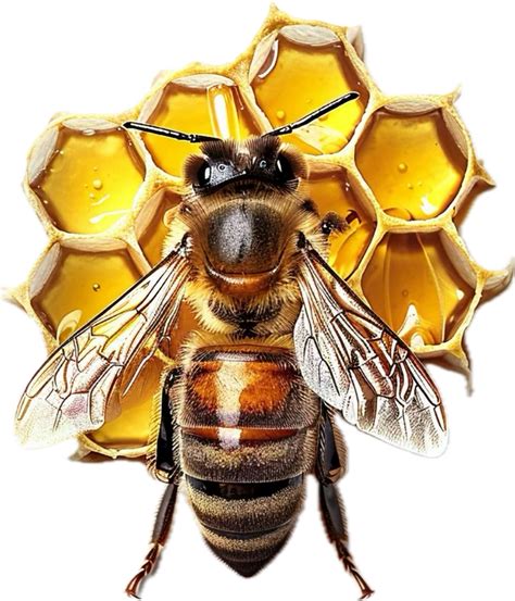 Ai Generated Detailed Honeybee Png 41165595 Png