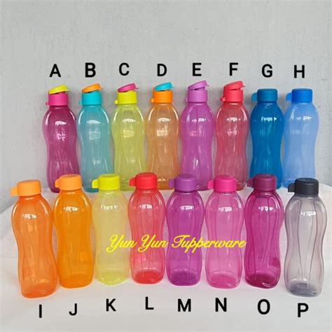 Tupperware Eco Bottle 500ml Screw Cap Fliptop Cap Shopee Singapore