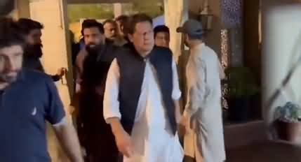 Finally Imran Khan Enters His Zaman Park House Safe And Sound