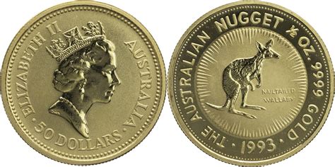 Australien 50 Dollar 1993 Elisabeth II The Australian Nugget