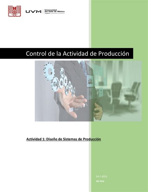 A1 Control De La Actividad De Produccion 24 7 Control De La