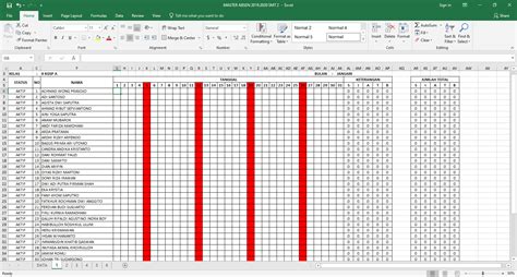 Detail Contoh Absensi Kehadiran Siswa Koleksi Nomer 23