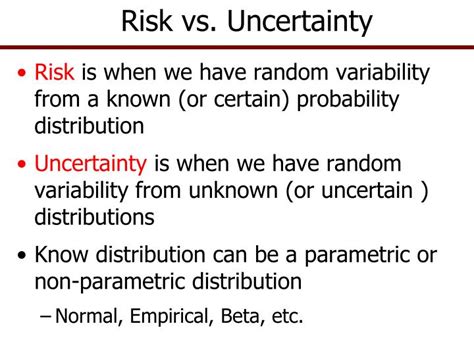 Risk Vs Uncertainty