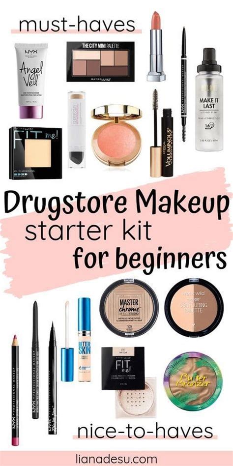 Ultimate Drugstore Makeup Starter Kit For Beginners Makeup Starter