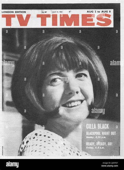 TV Times London Edition, July 1964, with Cilla Black on the cover, in ...