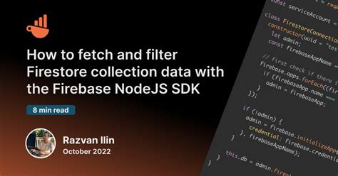 Fetch Firestore Collection Data With The Firebase NodeJS SDK