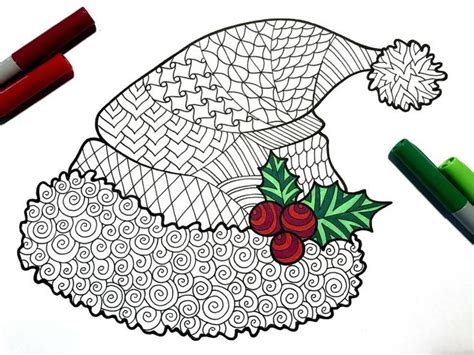 Christmas Zentangles 15 Printable Coloring Pages For The Holidays