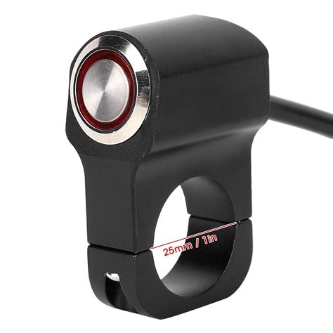 Handlebar Headlight Switch Spot Light Waterproof Stainless Steel