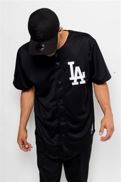 BOSTON RED SOX MONO BASEBALL JERSEY- MENS BLACK | Stateside Sports