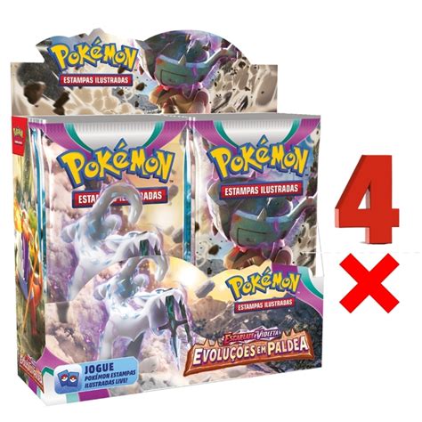 Kit Booster Box Pacotes Escarlate E Violeta Evolu Es Em Paldea