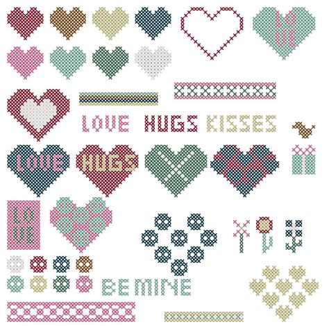 40 Free Printable Valentine Cross Stitch Patterns Craft With Cartwright