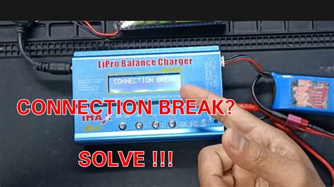 Lipo Battery Lipro Balance Charge Connection Break Solution Tips