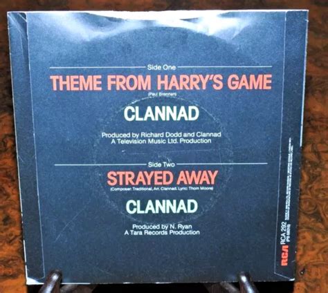 THÈME CLANNAD FROM Harry's Game 1982 UK 7" Vinyle Single Excellent EUR 4,73 - PicClick FR