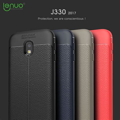 Para Samsung Caso J Lenuo Padr O Litchi Luxo Tpu Silicone Tampa