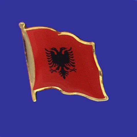 ALBANIA FLAG PIN - BuyLDSproducts.com