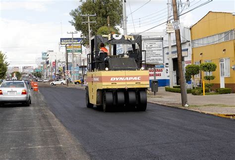 Avance Del Por Ciento Registran Obras De Repavimentaci N Del Primer