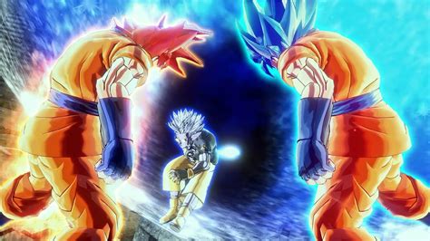 New Form Goku Super Saiyan God Evolution Transform Into Ssb Evolution Vs Super Fu Db