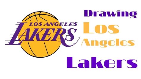 Lakers Logo Drawing at PaintingValley.com | Explore collection of ...