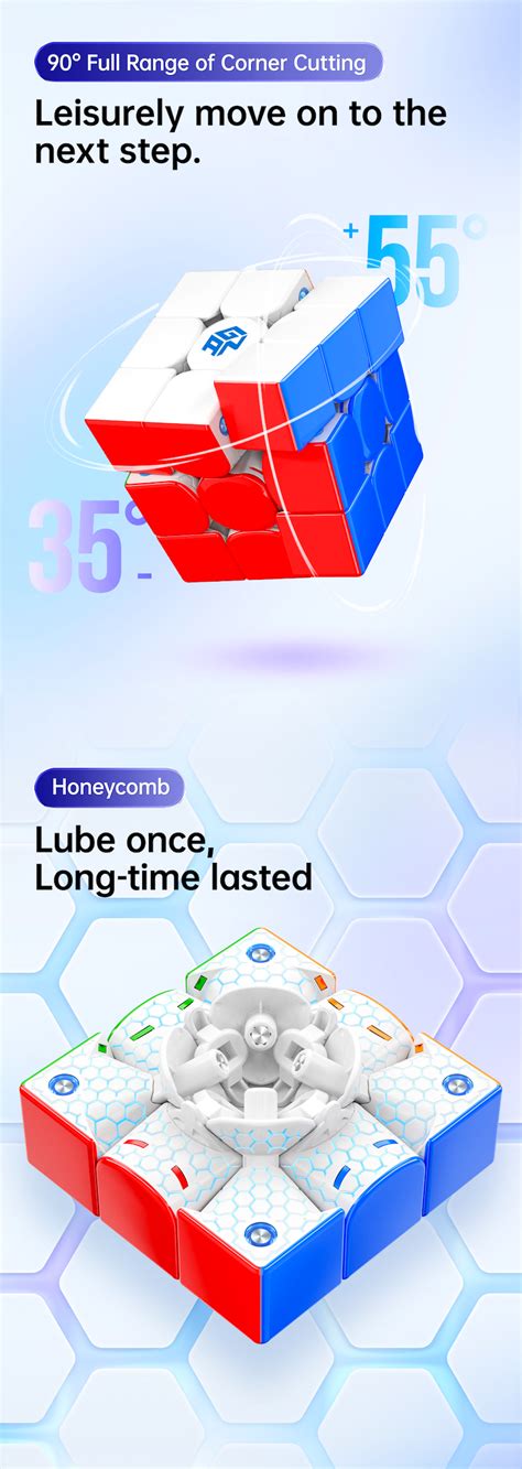 GAN 356 Maglev M 3x3 UV Coated Stickerless → MasterCubeStore