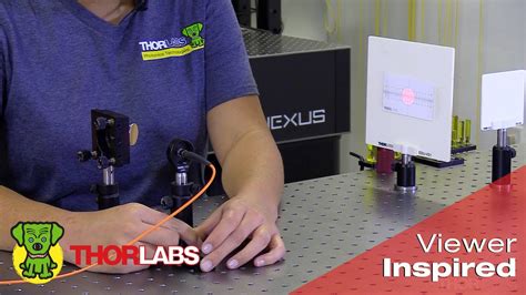 Align An Off Axis Parabolic OAP Mirror To Collimate A Beam Viewer