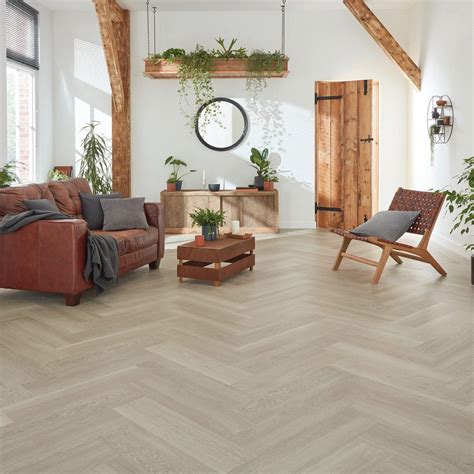 Karndean Van Gogh Rigid Core Grey Brushed Oak Small Teka Flooring