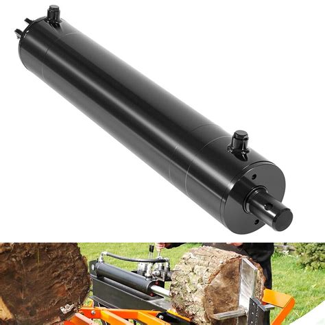 Hydraulic Log Splitter Cylinder Double Acting 5 Bore X 24 Stroke 2rod 3500psi Ebay