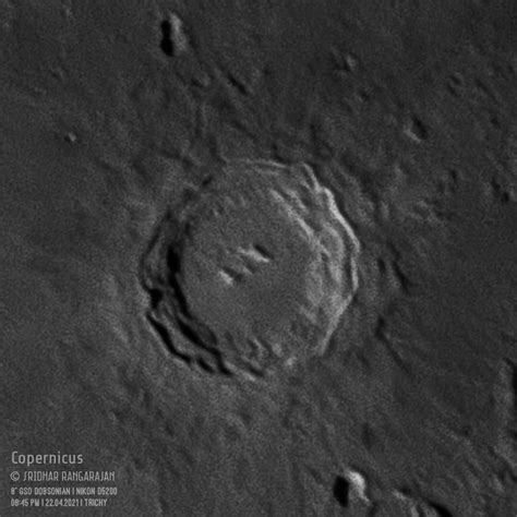 Copernicus Crater : r/telescopes