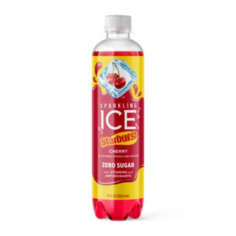 Sparkling Ice Starburst Cherry Flavored Sparkling Water Fl Oz