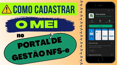 Como Cadastrar Seu Mei No Portal Da Nota Fiscal De ServiÇo Eletronica