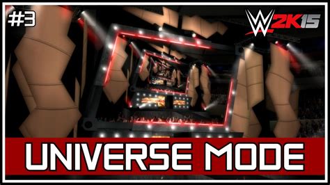 Wwe 2k15 Universe Mode Raw Legends Collide 3 [custom Universe