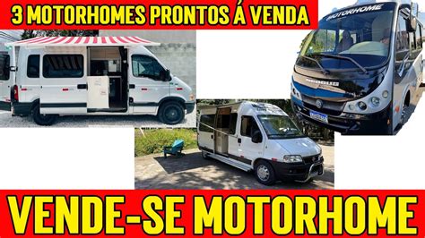 PRA QUEM NÃO VIU 3 MOTORHOMES Á VENDA PRONTOS PARA VIAJAR VALE A PENA