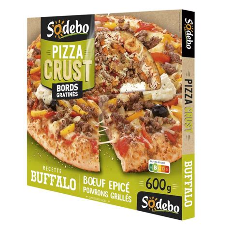 Pizza Crust Buffalo Boeuf Pic Et Poivrons Grill S Sodebo G