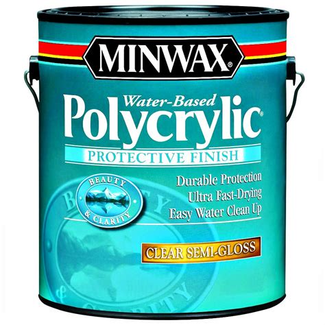 Buy The Minwax 14444 Minwax 14444 Polycrylic Protective Finish Semi