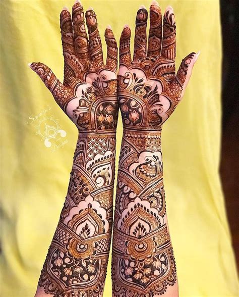 Hassanツ😍😘 Henna Tattoo Hand Henna Patterns Mehndi Designs