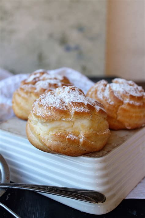 Profiteroles Hora del té Irene Mercadal minigourmet