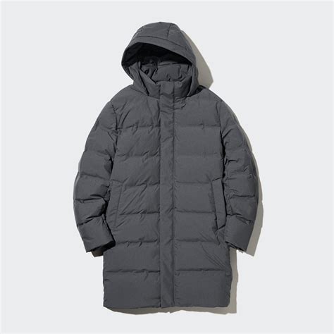 Uniqlo Seamless Down Hooded Long Coat Hotsell