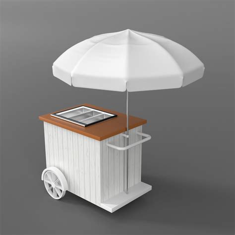 Prosky Wholesale Price Push Carts for Ice Cream Mobile Food Truck