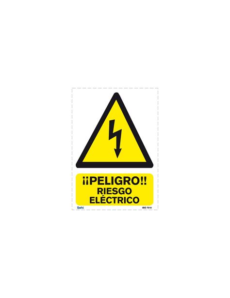 Señalización de advertencia PELIGRO RIESGO ELÉCTRICO