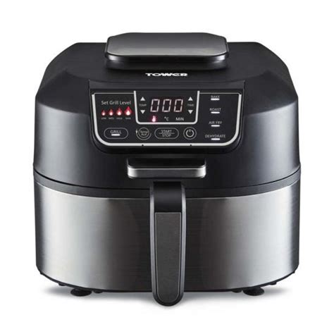 Tower Vortx 5 In 1 Smokeless 5 6l Air Fryer And Grill