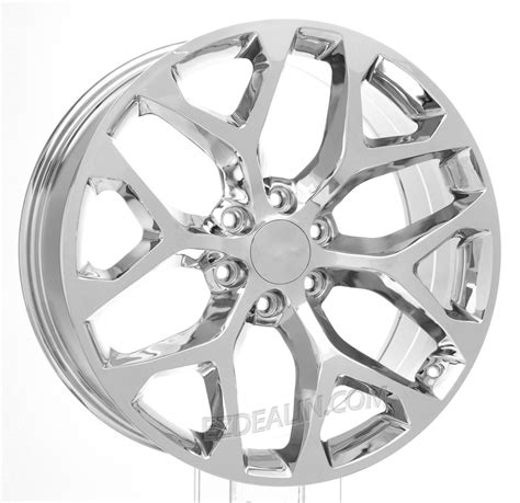 Gmc 22 Inch Chrome Snowflake For Sierra Yukon Denali