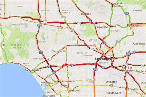 Los Angeles Live Traffic Map - Map